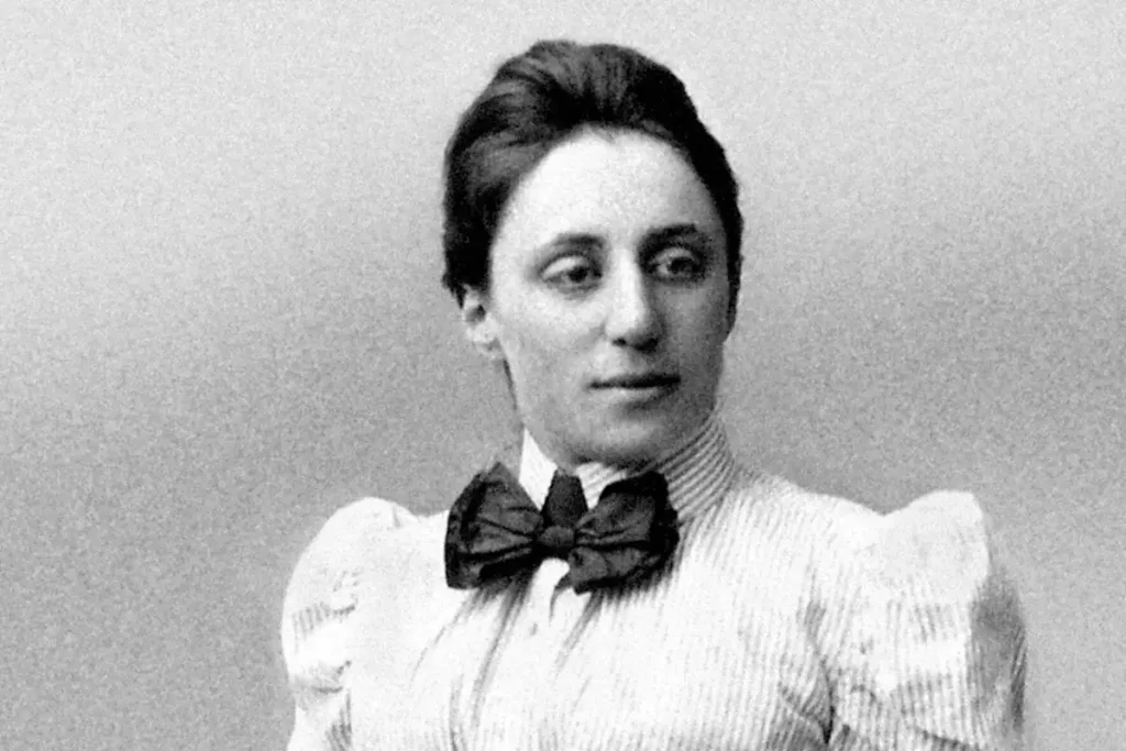 Portrait of Emmy Noether, around 1900.  