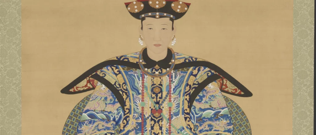 Portrait of Lady Guan Qing dynasty