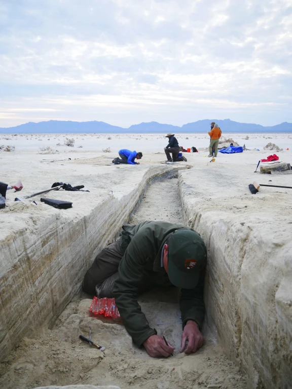 archaeologists at White Sands