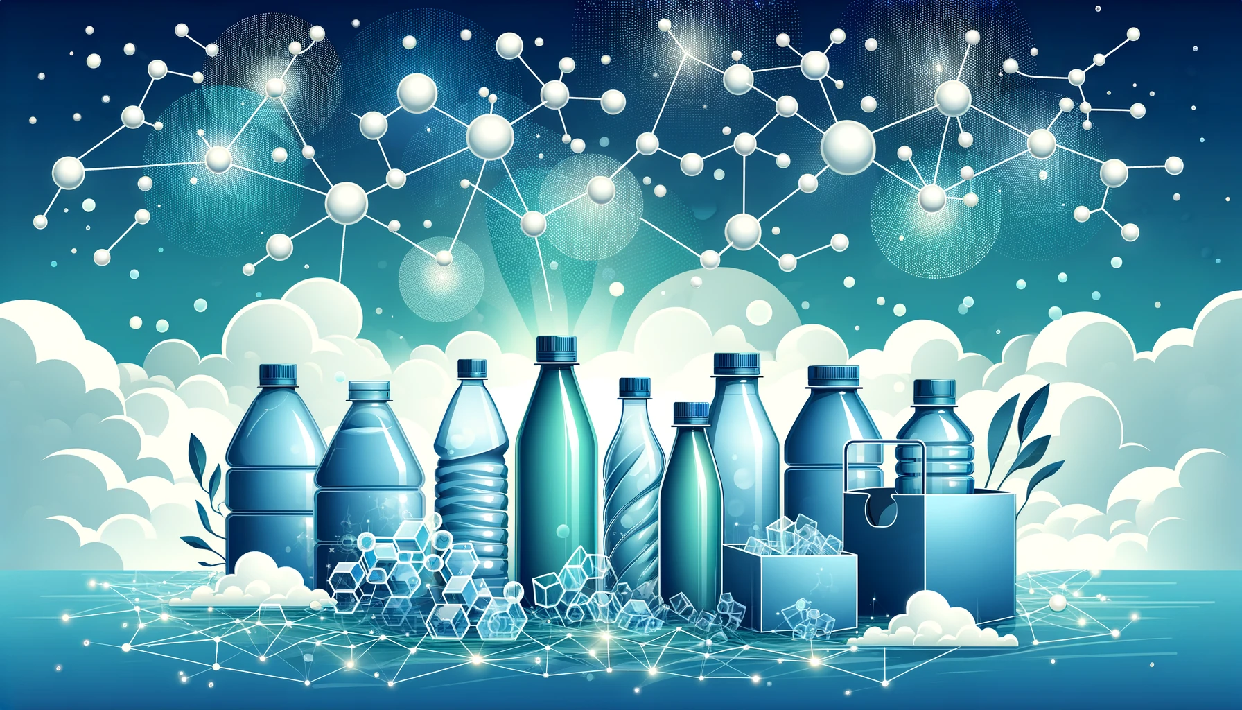 illustration of plastic products