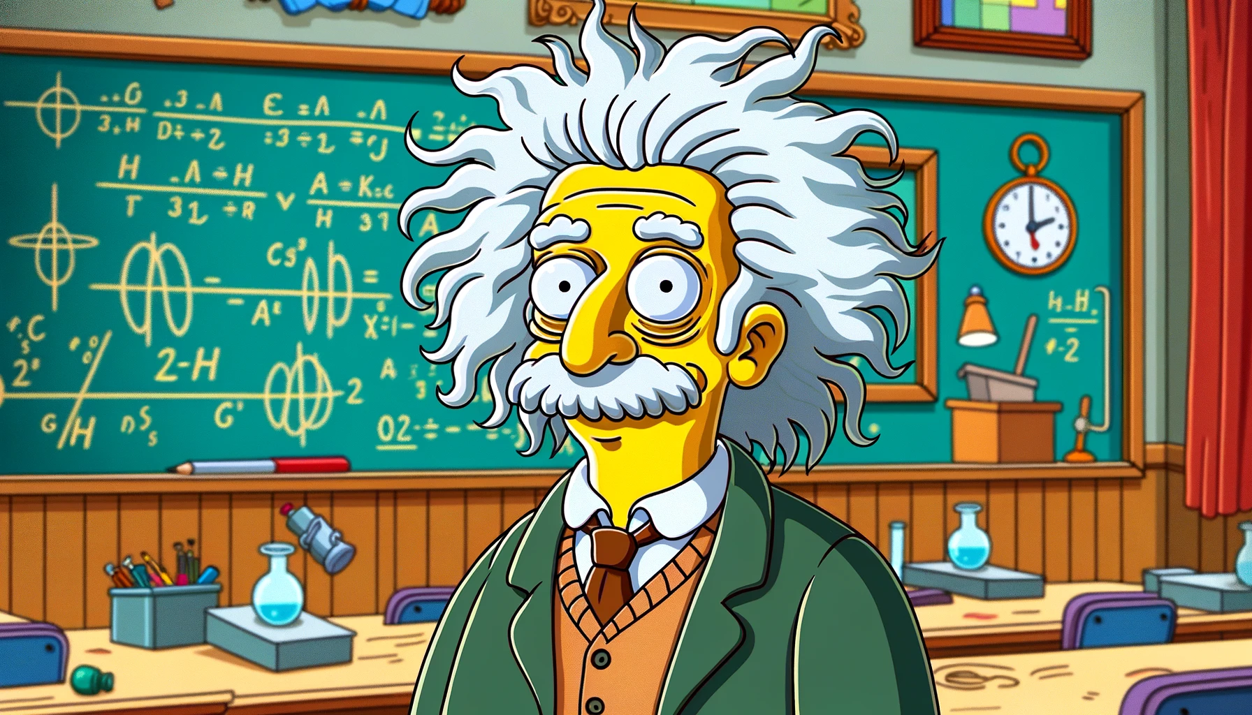 Albert Einstein Simpsons