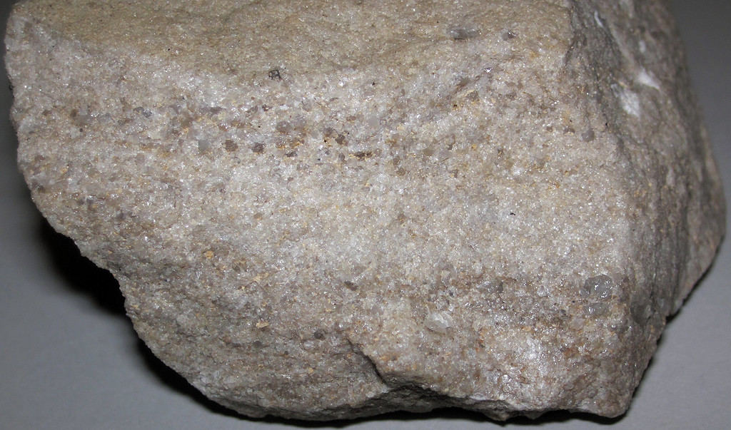 Quartz arenite (Tuscarora Sandstone, Lower Silurian; Cacapon Mountain, south of Hancock, Maryland, USA)