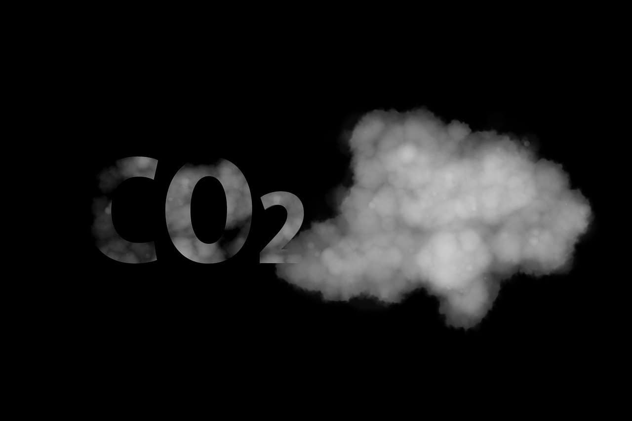 Illustration of CO2 and smoke