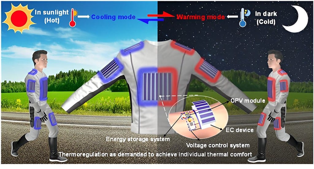 Solar powered clothing