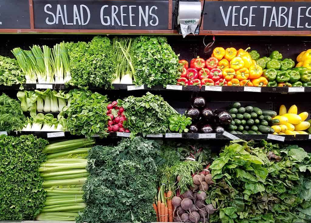Leafy greens like kale and spinach are sulphur rich foods. Image via Wiki Commons. 
