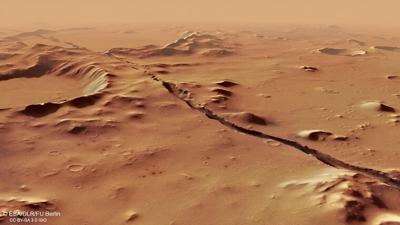Image showing the surface of Mars