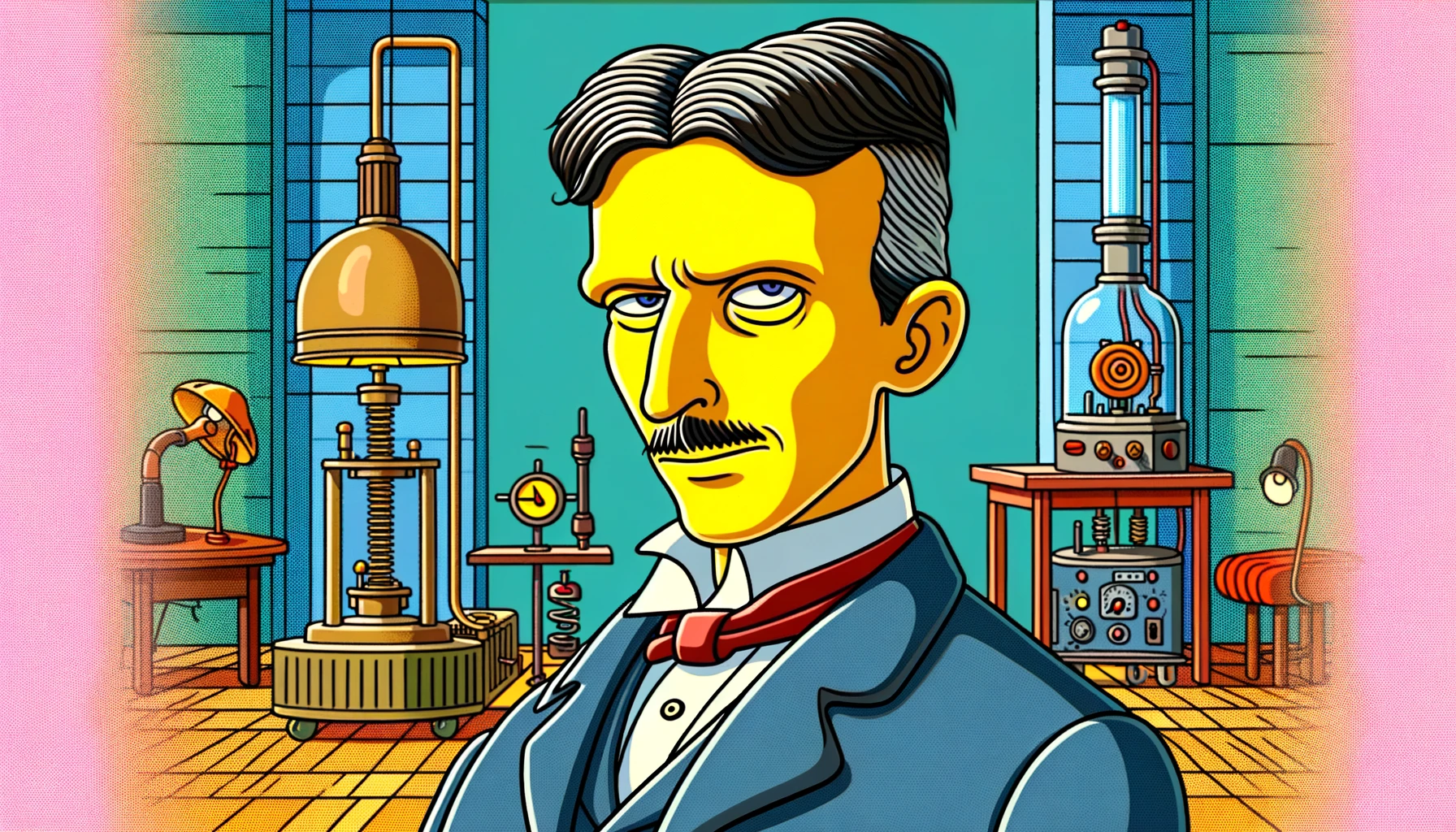 Nikola Tesla Simpsons