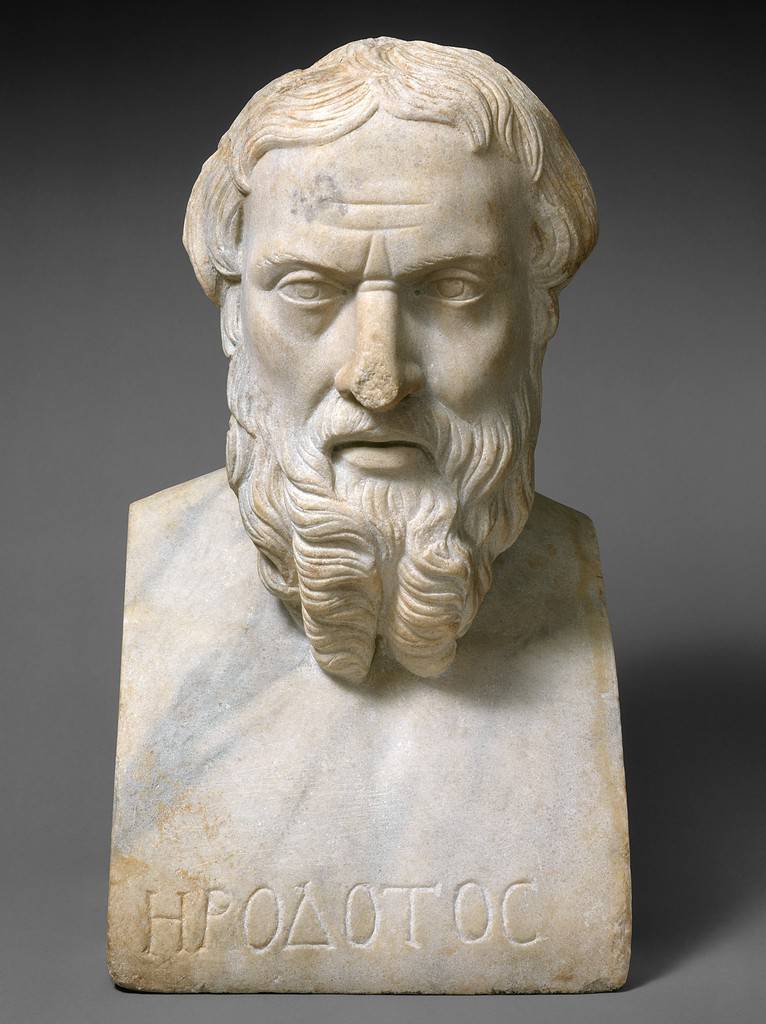 Bust of Herodotus. Credit: Wikimedia Commons.