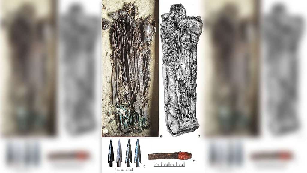 This 2,400-year-old quiver is made partly of human leather, research reveals. (Image credit: Marina Daragan)
