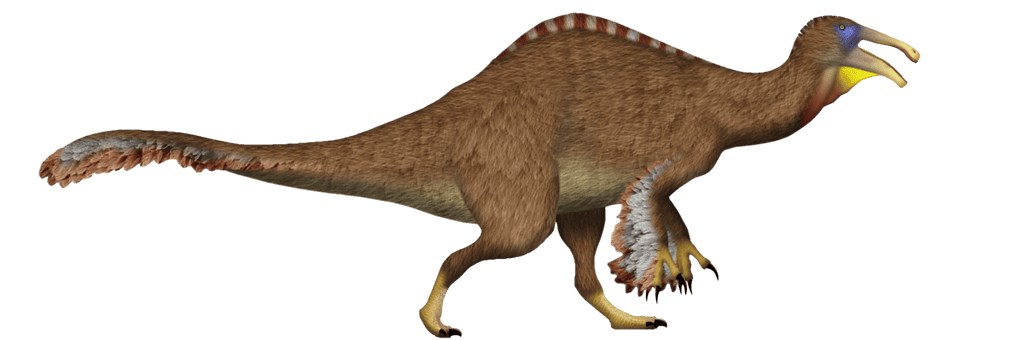 Artist's depiction of Deinocheirus