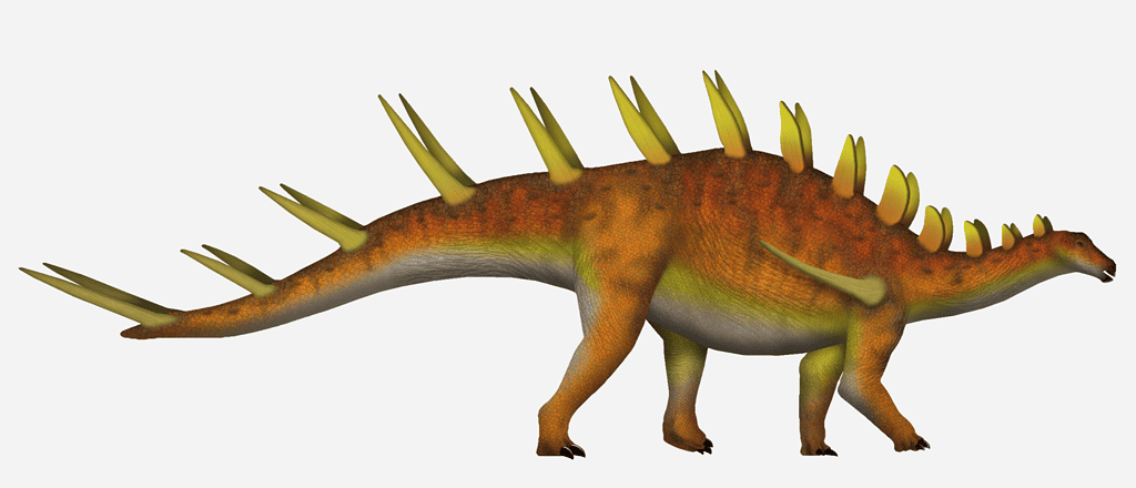 Artist's depiction of Kentrosaurus